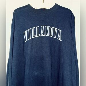 CHAMPION VILLANOVA LONG SLEEVE TEE SIZE XL GO WILDCATS!!